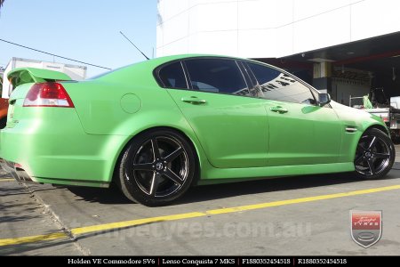 18x8.0 18x9.0 Lenso Conquista 7 MKS CQ7 on HOLDEN COMMODORE VE