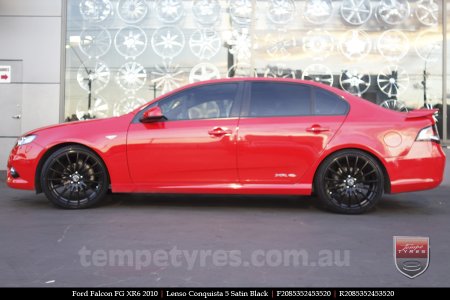 20x8.5 20x9.5 Lenso Conquista 5 SB CQ5 on FORD FALCON