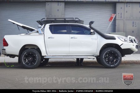 18x9.0 Ballistic Jester on TOYOTA HILUX SR5