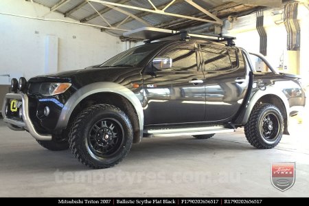 17x9.0 Ballistic Scythe on MITSUBISHI TRITON