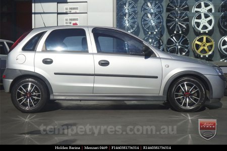 14x6.0 Menzari 0469 on HOLDEN BARINA