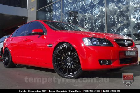 20x8.5 20x9.5 Lenso Conquista 5 SB CQ5 on HOLDEN COMMODORE 