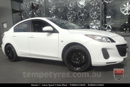 18x8.0 Lenso Speed 3 SP3 on MAZDA 3