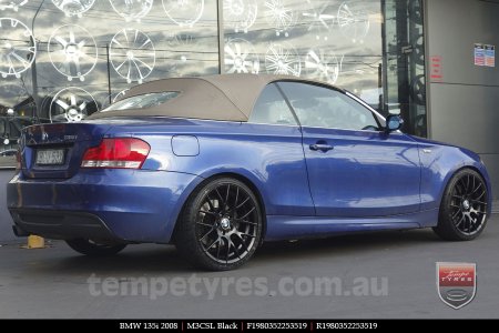 19x8.0 19x9.0 M3CSL Black on BMW 1 SERIES