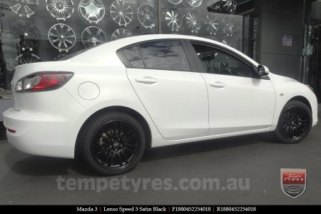 18x8.0 Lenso Speed 3 SP3 on MAZDA 3