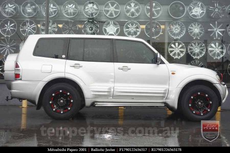 17x9.0 Ballistic Jester on MITSUBISHI PAJERO