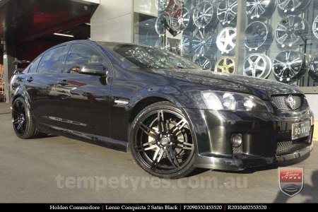 20x9.0 20x10 Lenso Conquista 2 SB CQ2 on HOLDEN COMMODORE