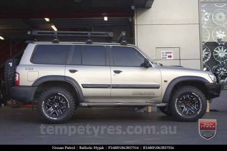 16x8.0 Ballistic Hyjak on NISSAN PATROL