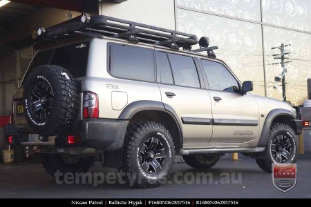 16x8.0 Ballistic Hyjak on NISSAN PATROL