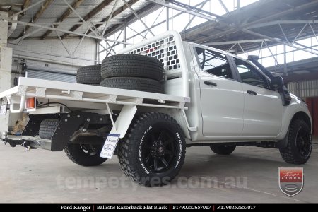 17x9.0 Ballistic Razorback on FORD RANGER