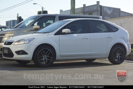 17x7.5 Lenso Jager Bayern BKF on FORD FOCUS