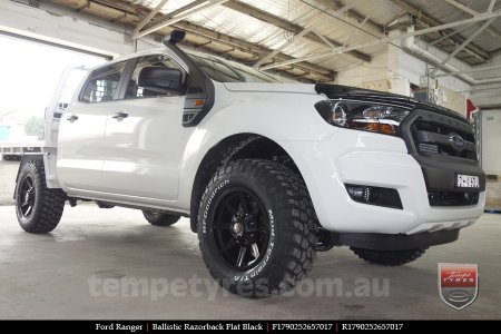 17x9.0 Ballistic Razorback on FORD RANGER