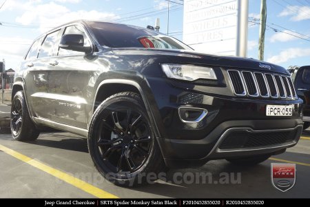 20x10 SRT8 Spider Monkey SB on JEEP GRAND CHEROKEE