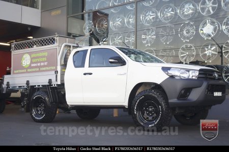 17x8.0 Ballistic BWL Steel on TOYOTA HILUX