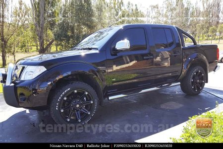 20x9.0 Ballistic Joker FB on NISSAN NAVARA D40 