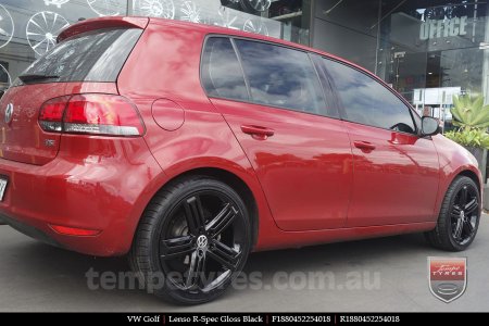 18x8.0 R Spec Black on VW GOLF