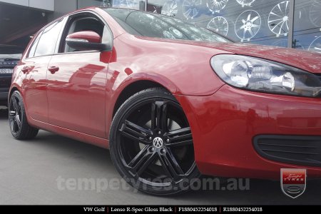 18x8.0 R Spec Black on VW GOLF