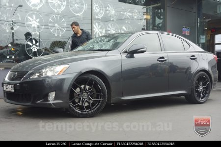 18x8.0 Lenso Conquista Corsair CQC on LEXUS IS