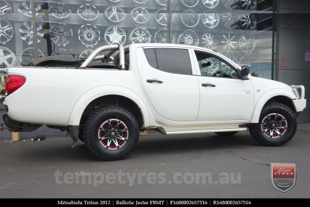 16x8.0 Ballistic Jester FBMT on MITSUBISHI TRITON