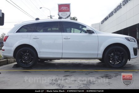 20x9.0 Blade Satin Black on AUDI Q7