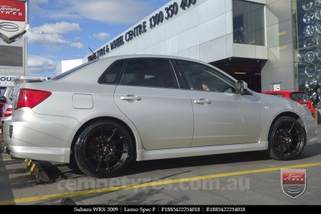 18x8.5 Lenso Spec F MB on SUBARU WRX