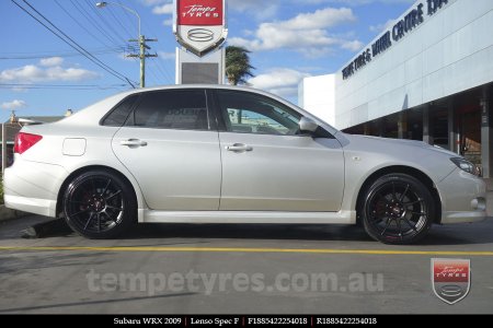 18x8.5 Lenso Spec F MB on SUBARU WRX