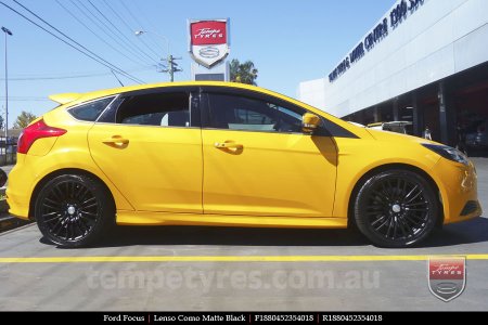 18x8.0 Lenso Como Black on FORD FOCUS