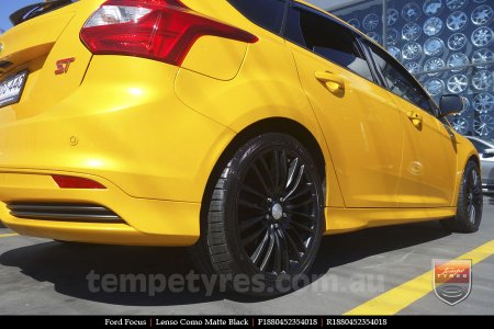 18x8.0 Lenso Como Black on FORD FOCUS