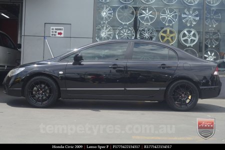 17x7.5 Lenso Spec F MB on HONDA CIVIC