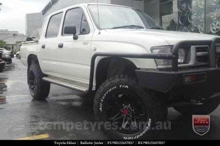 17x9.0 Ballistic Jester on TOYOTA HILUX