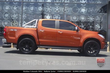 20x9.0 Ballistic Jester on HOLDEN COLORADO