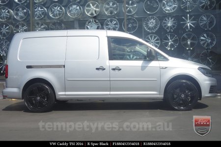 18x8.0 R Spec Black on VW CADDY