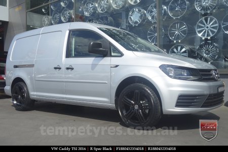 18x8.0 R Spec Black on VW CADDY