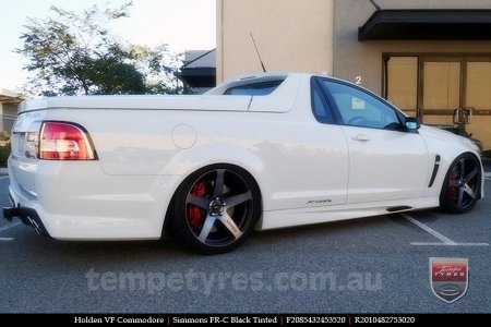 20x8.5 20x10 Simmons FR-C Black Tint NCT on HOLDEN COMMODORE VF