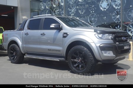 20x9.0 Ballistic Jester on FORD RANGER WILDTRAK