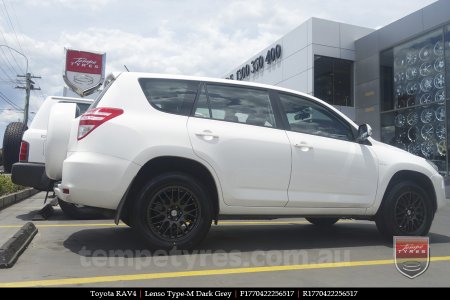 17x7.0 Lenso Type-M - DG on TOYOTA RAV4