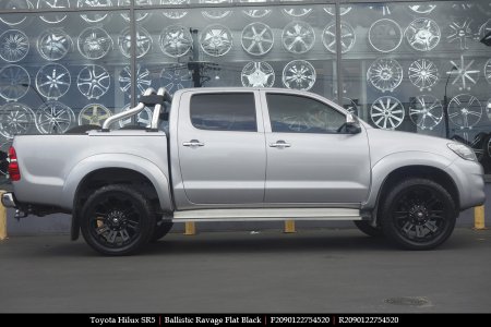 20x9.0 Ballistic Ravage Flat Black on TOYOTA HILUX SR5 