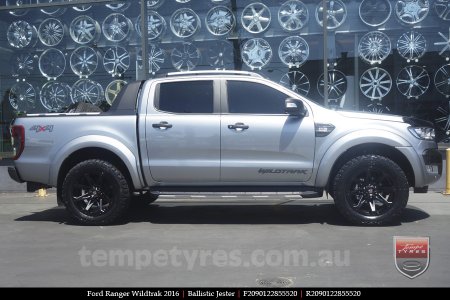 20x9.0 Ballistic Jester on FORD RANGER WILDTRAK