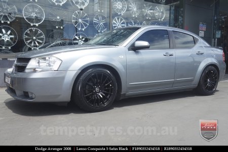 18x8.0 18x9.0 Lenso Conquista 5 SB CQ5 on DODGE AVENGER