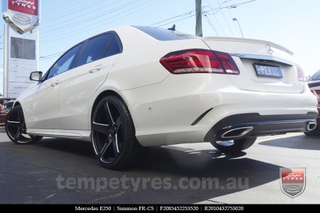 20x8.5 20x10 Simmons FR-CS Satin Black on MERCEDES E-Class