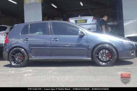 18x8.5 Lenso Spec F MB on VW GOLF