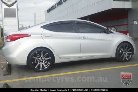 18x8.0 18x9.0 Lenso Conquista 8 CQ8 on HYUNDAI ELANTRA