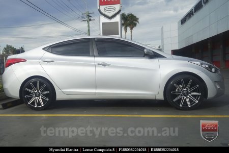 18x8.0 18x9.0 Lenso Conquista 8 CQ8 on HYUNDAI ELANTRA