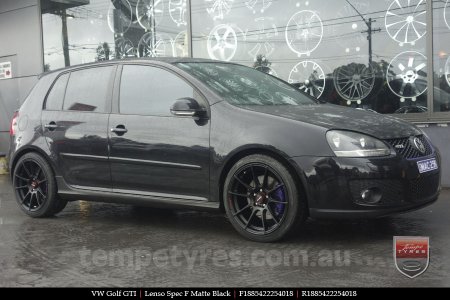 18x8.5 Lenso Spec F MB on VW GOLF 