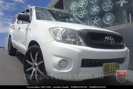 18x8.0 Incubus Zenith - MB on TOYOTA HILUX
