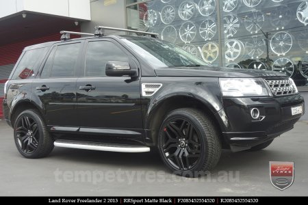 20x8.5 RRSPORT Matte Black on LAND ROVER FREELANDER