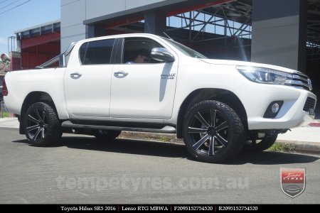 20x9.5 Lenso RTG MBWA on TOYOTA HILUX SR5