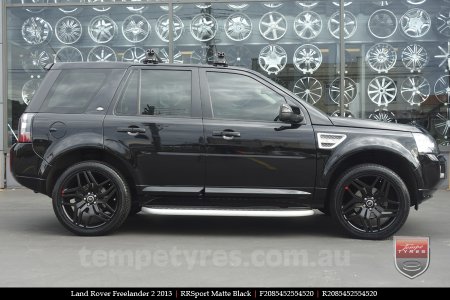 20x8.5 RRSPORT Matte Black on LAND ROVER FREELANDER