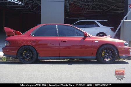 17x7.5 Lenso Spec F MB on SUBARU IMPREZA