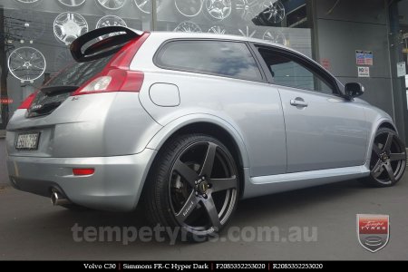 20x8.5 20x10 Simmons FR-C Hyper Dark on VOLVO C30